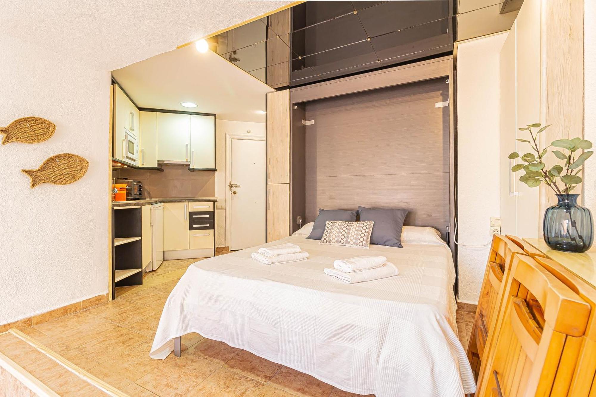 La Pecera - La Manga Del Mar Menor - Edificio Monaco - Kilometro 7 - Cama Plegable Y Sofa-Cama Apartment Bagian luar foto