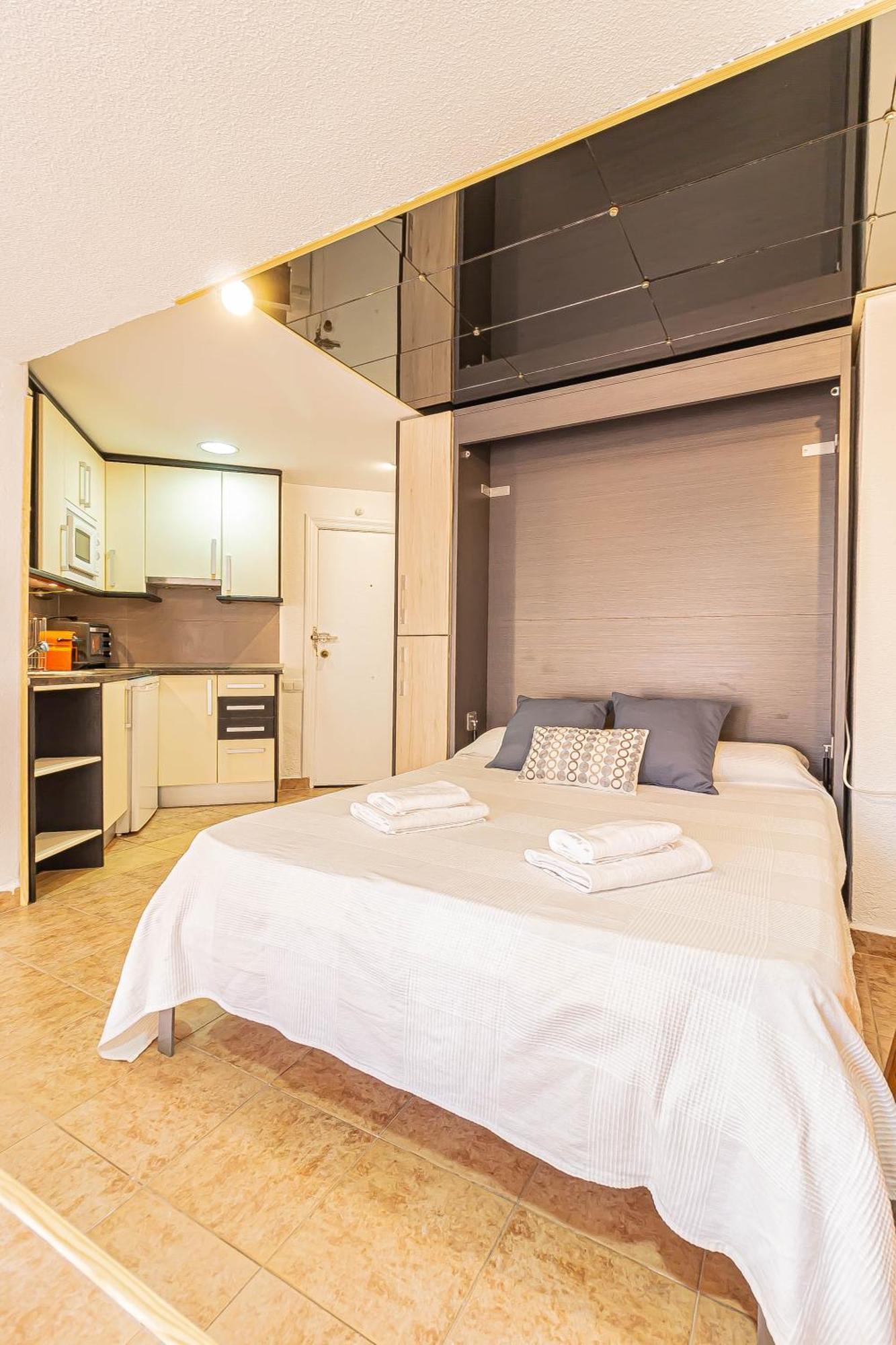 La Pecera - La Manga Del Mar Menor - Edificio Monaco - Kilometro 7 - Cama Plegable Y Sofa-Cama Apartment Bagian luar foto