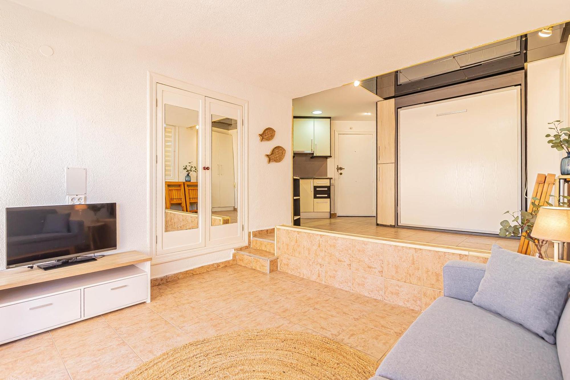 La Pecera - La Manga Del Mar Menor - Edificio Monaco - Kilometro 7 - Cama Plegable Y Sofa-Cama Apartment Bagian luar foto